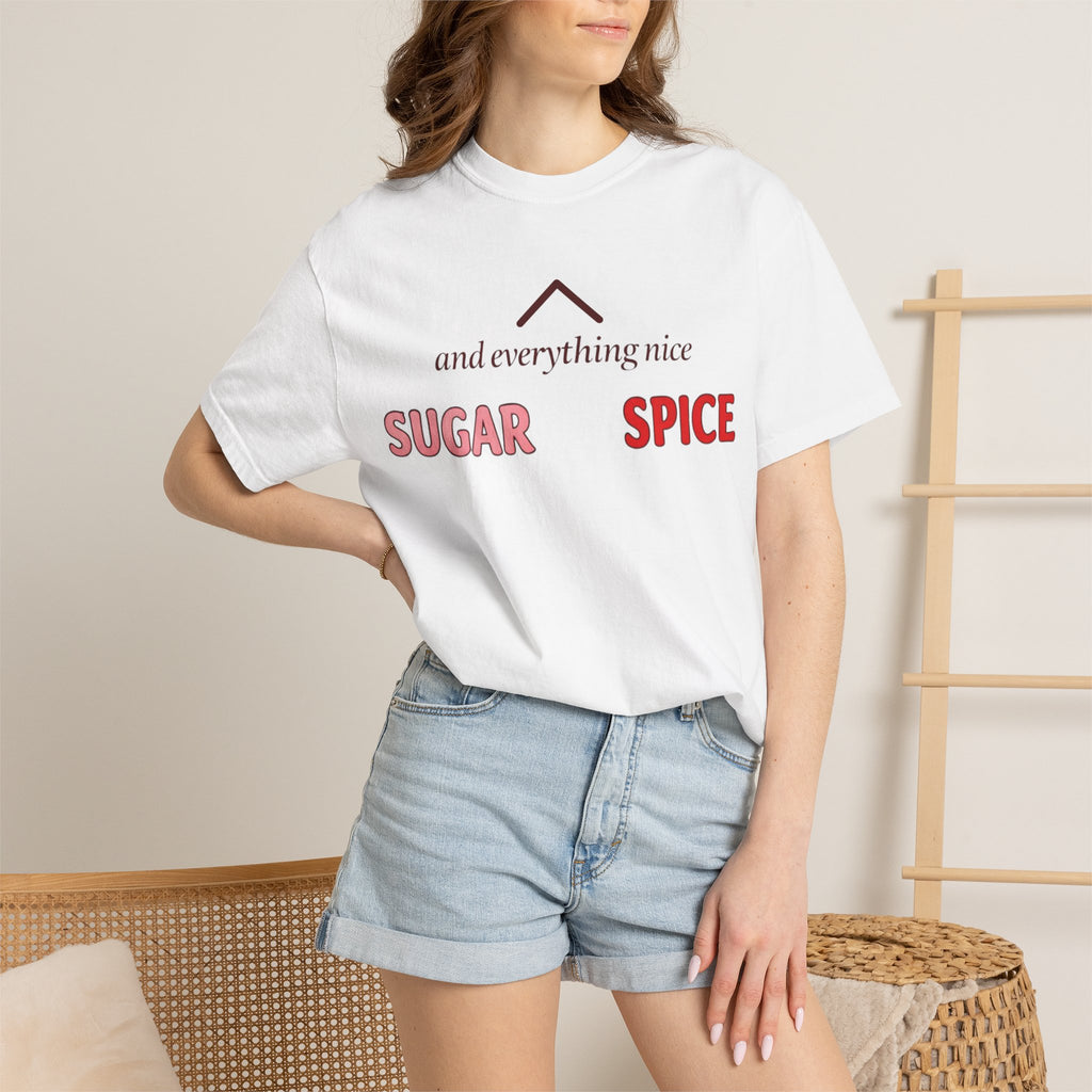 Sugar & Spice T-Shirt — "and everything nice" Retro Graphic Tee